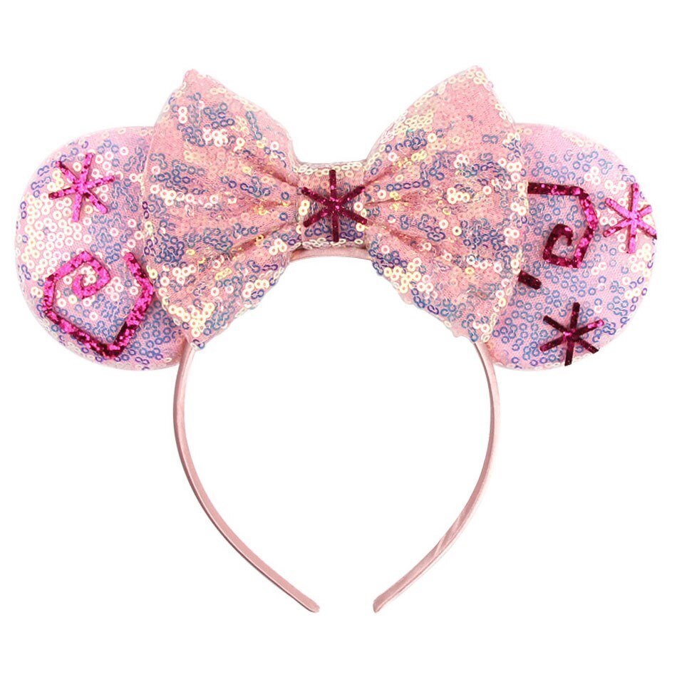 Kids Headband Girl Bridesmaid Clover Headwear Baby Mouse Ear Hair Accessories Children Christmas Jasmine Rapunzel Elsa Hair Band