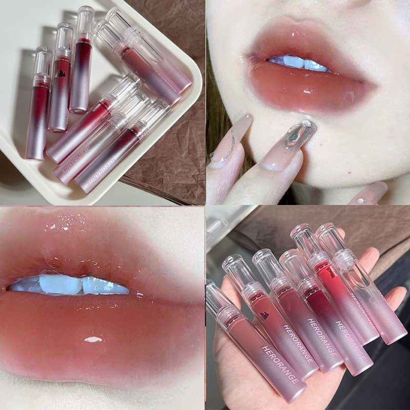 Crystal Jelly Lip Gloss Shiny Clear Mirror Moisturizing Glitter Liquid Lipstick Waterproof Lips Oil Tint Care Makeup