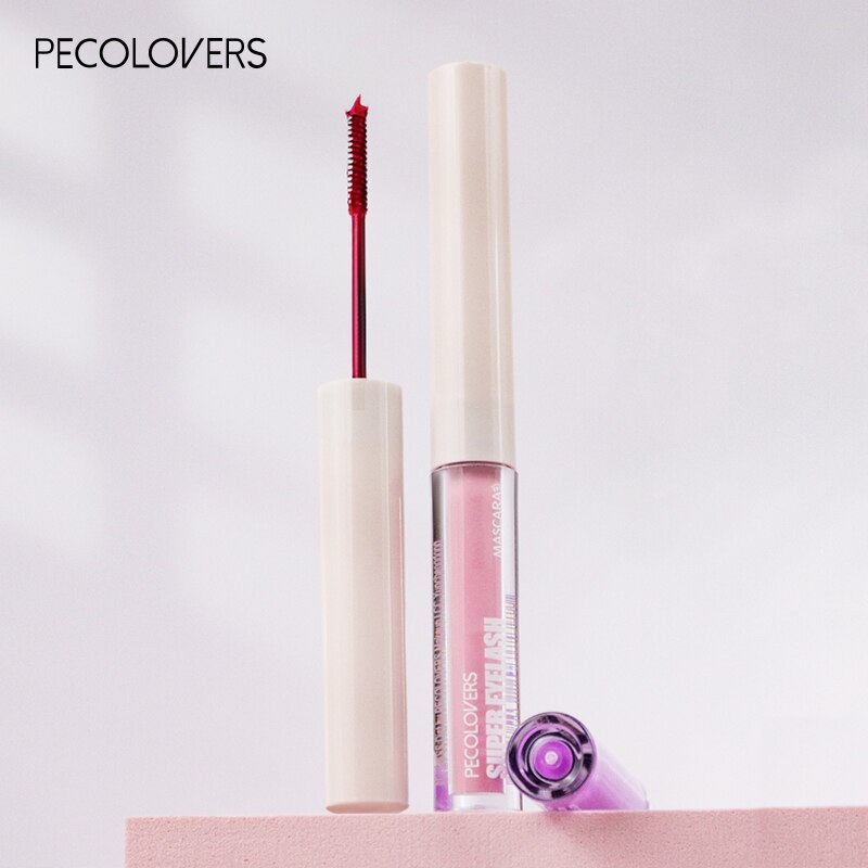 5 Colors 4d Silk Fiber Mascara Waterproof Cosmetic Dry Fiber Mascara Extra Volume Black Blue Brown Purple Green Mascara Makeup