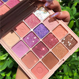 New Glazed Perfect Mix Glitter Matte Eyeshadow Palette Long lasting Glitter Nude Pigment Eyeshadow Makeup Palette Cosmetics