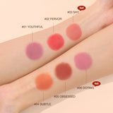 Blush Stick Cream Blusher 6 Colors Blendable Waterproof Long-lasting Lip Cheek Eye Multi-use Stick Make-up for Women