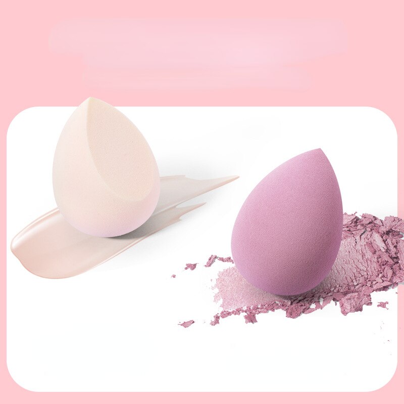 4pcs/box Fashion Make Up Mixer Cosmetic Puff Makeup Sponge Foundation Powder Sponge Beauty Tool Makeup Tool Accessories Boxed