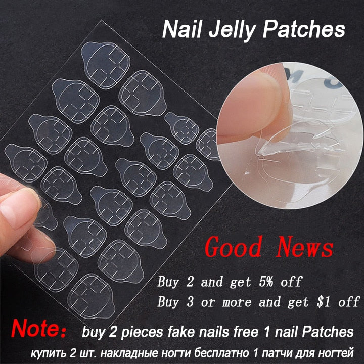 24 Pcs Pink Fake Nails Press on Nail Designs Art Long Tips False Forms with Glue Stick Stickers Reusable Set Acrylic Artificial