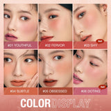 Blush Stick Cream Blusher 6 Colors Blendable Waterproof Long-lasting Lip Cheek Eye Multi-use Stick Make-up for Women