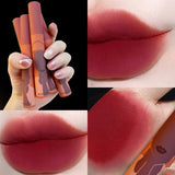 5 Colors Velvet Lip Gloss Waterproof Matte Clay Liquid Lipstick Makeup Long Lasting Not Fading Sexy Lip Tint Glaze Cosmetic