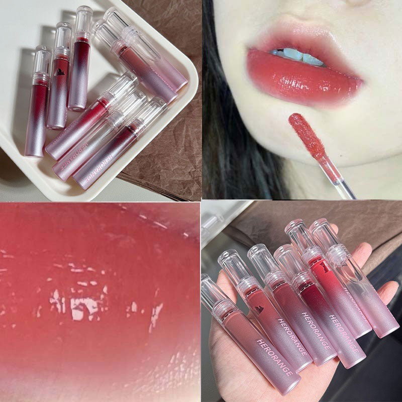 Crystal Jelly Lip Gloss Shiny Clear Mirror Moisturizing Glitter Liquid Lipstick Waterproof Lips Oil Tint Care Makeup