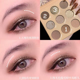 GUICAMI Python Print Hot 9Colors INS  Glitter Eye Shadow Palette  Powder Matte Shimmer Eye Shadow  Glitter Eyeshadow Palette