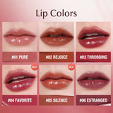 Lip Gloss Lip Balm 6 Colors Plumping Nourish Hydrate with Vitamin E Moisturizer Dual-use For Lip & Cheek Makeup Lip Tint