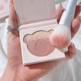 Blush Makeup bear  Palette 3Color Mineral Powder Peach Red Rouge Lasting Natural Hawthorn Cheek Tint Waterproof Blusher Cosmetic