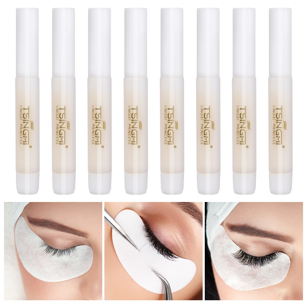 3ML Transparent Eyelash Glue Waterproof Quickily Dry No-irritant Lasting Firm Self Adhesive Eyelashes Extension Glue Makeup Tool