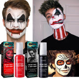 Face Body Painting Oil Safe Kids Flash Tattoo Painting Art Halloween Party Makeup Fancy Dress Beauty makeup Palette  Accessories