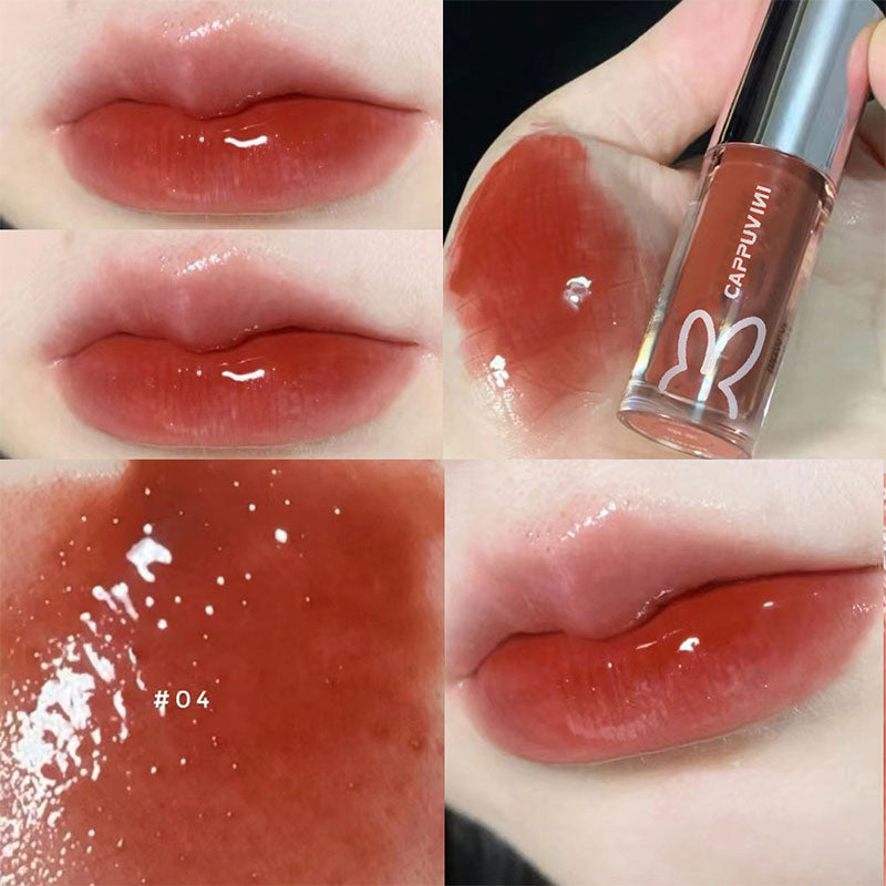 3/1 Pcs Crystal Jelly Lip Gloss Shiny Clear Mirror Moisturizing Glitter Liquid Lipstick Lips Oil Tint Care Makeup Wholesale