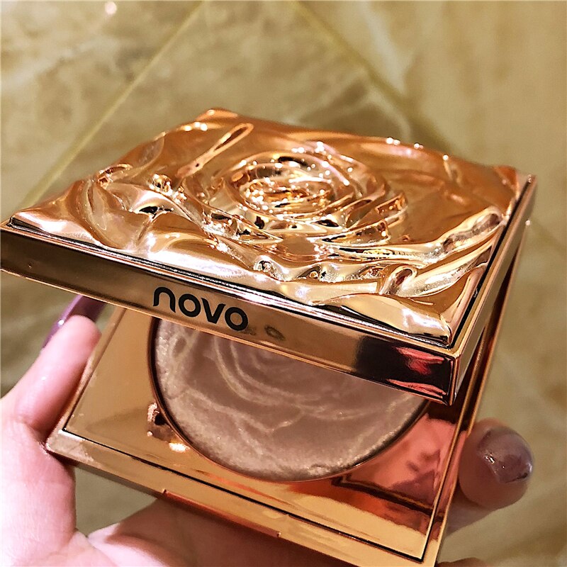 Guicami  Highlighter Facial Bronzer Palette Makeup 3D Face Contour Shimmer Powder Illuminator Highlight Cosmetic Concealer