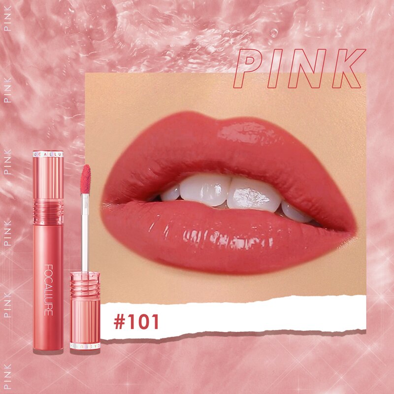 Shiny Nourish Lip Gloss Waterproof High Pigment Jelly-Clear Dewy Texture Moisturizing Liquid Lipstick Makeup Cosmetics