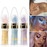 Newest  Fairy Powder Highlighter Powder Shimmer Contour Blush Powder Hree-Dimensional Repairing Blush For Women