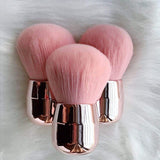 Loose Powder Brush Mushroom Head Makeup Brush Pink Single Powder Brush Set Makeup Powder Brush Soft Hair Girl Blush Brush