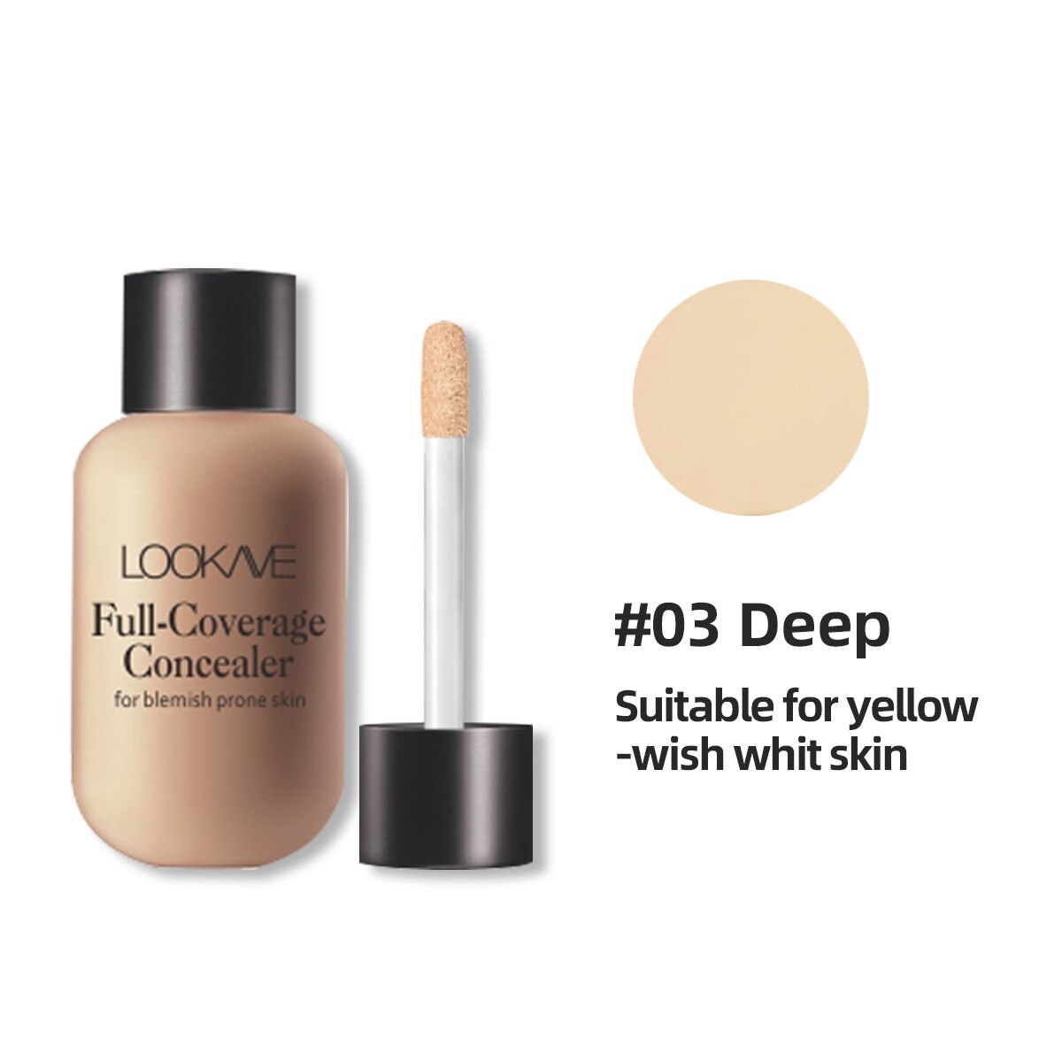 3 Colors Waterproof Foundation Base Matte Long Wear Oil Control Concealer Whitening Liquid Foundation Women Makeup Cosmetic 12ml