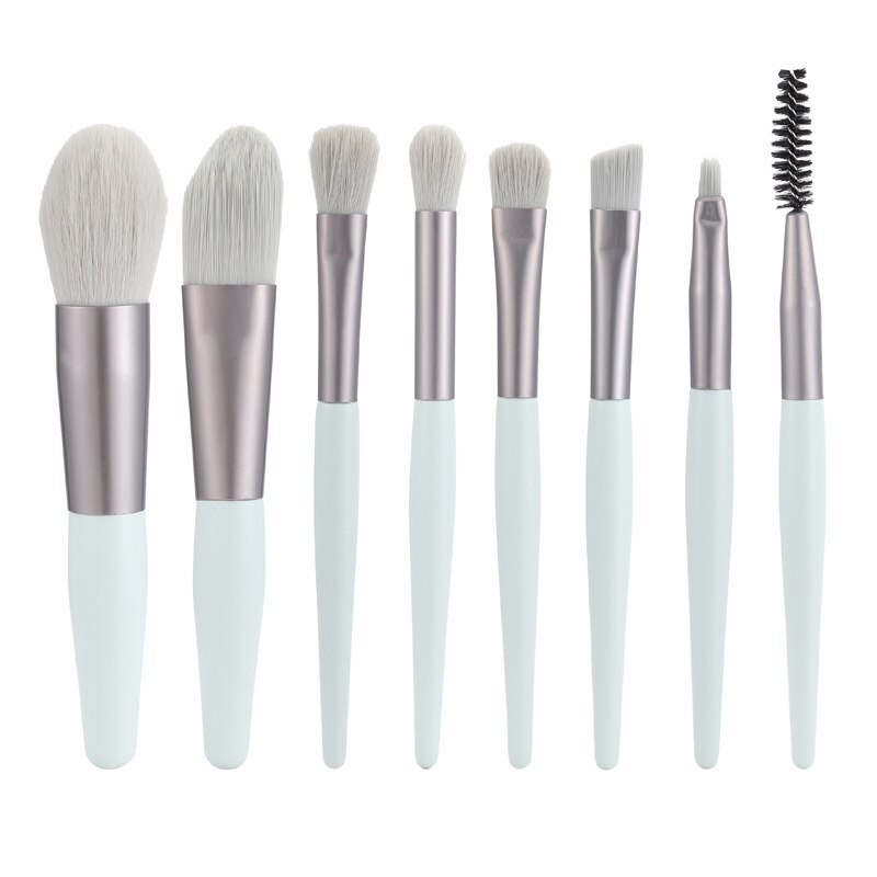 8 Makeup Brush SetsEye ShadowBlush, Powder RepairHigh Gloss Foundation Brush, LipBrush, Beauty ToolsFull Set of Brushes.