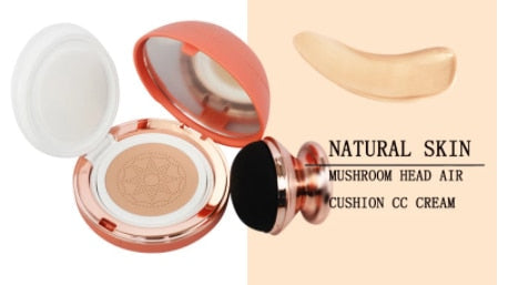 KAN Mushroom Head Air Cushion CC Cream Concealer Moisturizing Foundation 12ML Natural Makeup BB Foundation Cream
