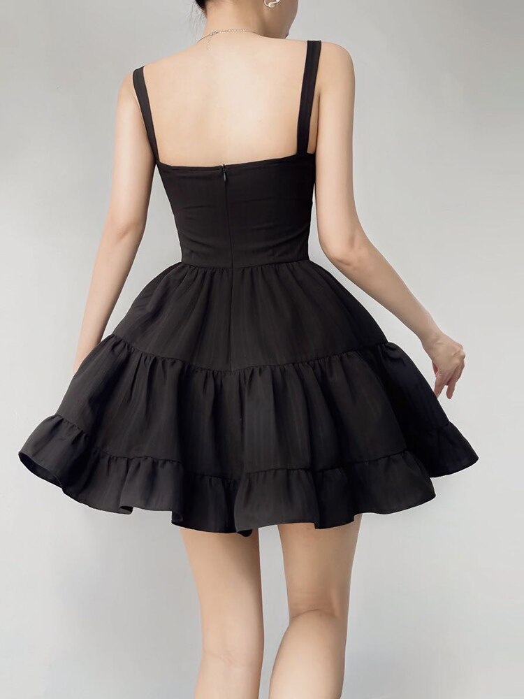 Balletcore Sleeveless A-Line Dress