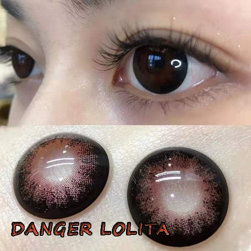 Colour Contact Lens Case Pocket Box Convenient Travel Mate Kits for Lenses Container Contacts Water Holder Danger Lolita