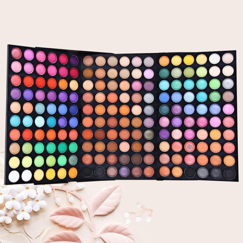 OKLULU  180 Color Eyeshadow Palette Shimmer and Matte Nude Makeup Eyeshadow Palette Cosmetic Eye Shadow Palette dfdf