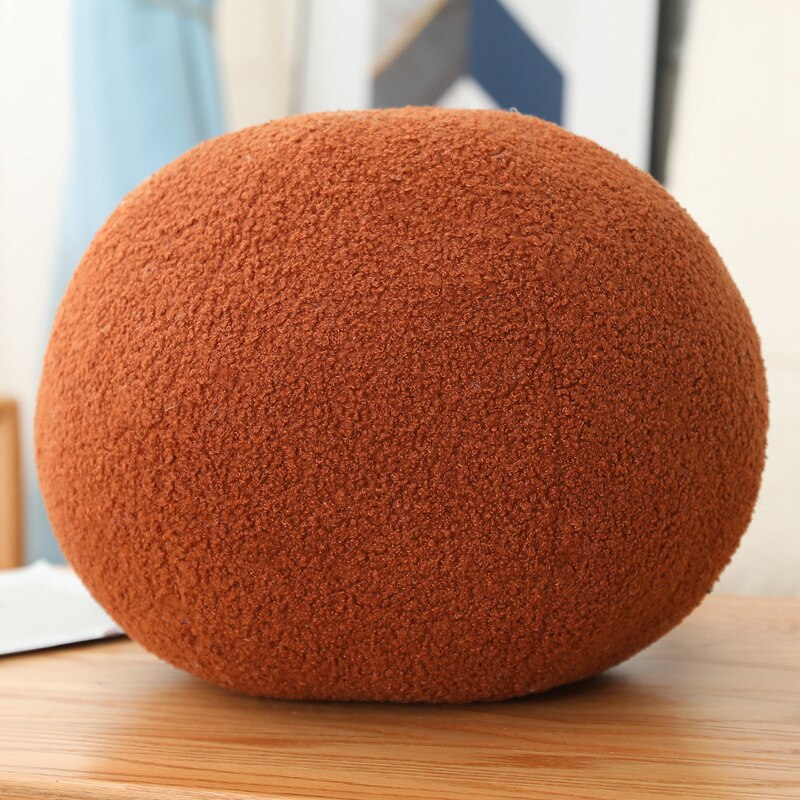 Unique Knot Ball Abstract Shape Pillow Sofa Cushion Stuffed Living Room Cushion Office Design Throw Pillow Round  Nordic Style