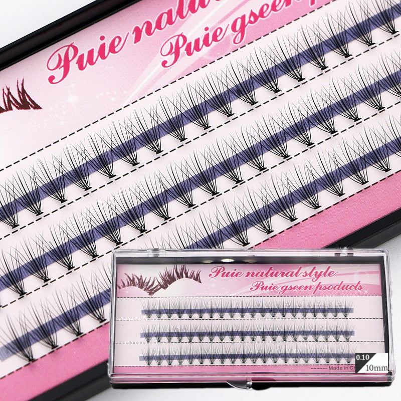 60 Clusters/box Cluster lashes,Individual eyelashes extension Eyelashes bunches professional makeup false eyelashes