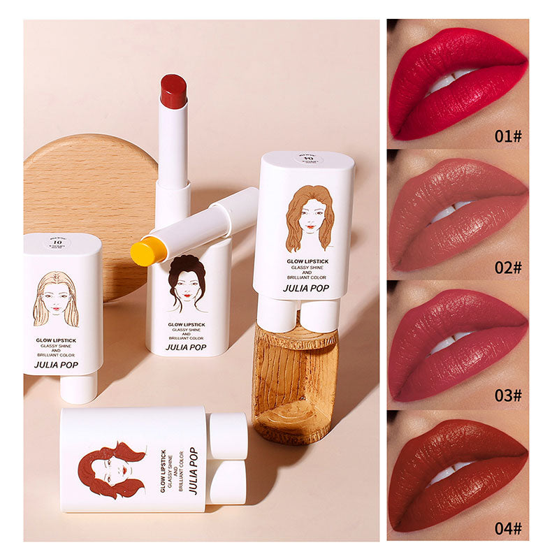 2 Pcs Long-lasting Sexy Double-tube Lipstick Waterproof Lips Sticks Not Easy To Dip In The Cup Korean Cosmetic Tools Wholesale