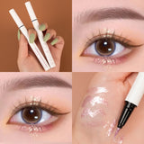 1PC Diamond Glitter Eye Liner Pencil Eye Makeup Highlighter Waterproof Pearl White Brighten Silkworm Shadow Liquid Eyeliner Pen