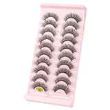 5/10Pairs 3D Mink Lashes russian strip lash Dramatic False Eyelashes Faux Cils Makeup Wholesale Fake Eyelash Extension maquiagem