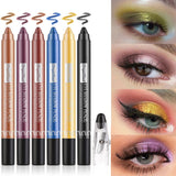 Pearlescent Eyeshadow Pencil Waterproof Long Lasting Glitter Highlighter Contouring Lying Eye Shadow Stick Eyes Makeup Cosmetic