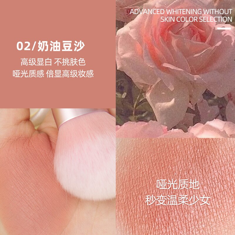 NEW Face Blush Liquid Makeup Waterproof Orange Peach Blsher Cream Contour Palette Red Cheek Tint Korean Make Up