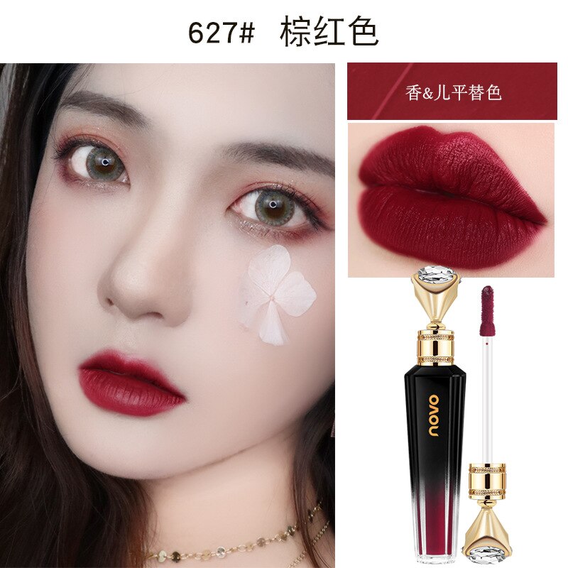 New Matte Lipstick Long LastingKorean Cosmetics Lipsticks Nude Makeup Lip Cosmetics Velvet Red Waterproof Lipstick