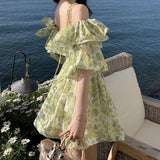 Korean Floral Sweet Dress