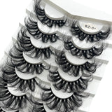 Lashes 5/7 Pairs Eyelashes Faux Mink Eyelashes Long Lasting Fluffy Mink Lashes Dramatic Volume lashes Extension Thick Long