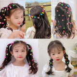 40Pcs Girls Cute Colorful Hair Clips Flower Star Crown Small Hair Claws Kids Sweet Hairpin Cartoons Fashion Hair Accessories