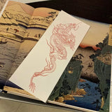 Red Dragon Temporary Tattoo Sticker Men Women Arm Body Art Waterproof Fake Tattoo Applique Tattoo Big Size