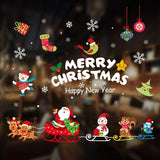 Christmas Wall Window Stickers Marry Christmas Decoration For Home  Christmas Ornaments Xmas Navidad Gift New Year 2023