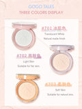 Flower Girl Pressed Setting Powder Oil Control Moisturizing Long Lasting Smooth Face Powder Natural Matte Finish Makeup Cosmetic