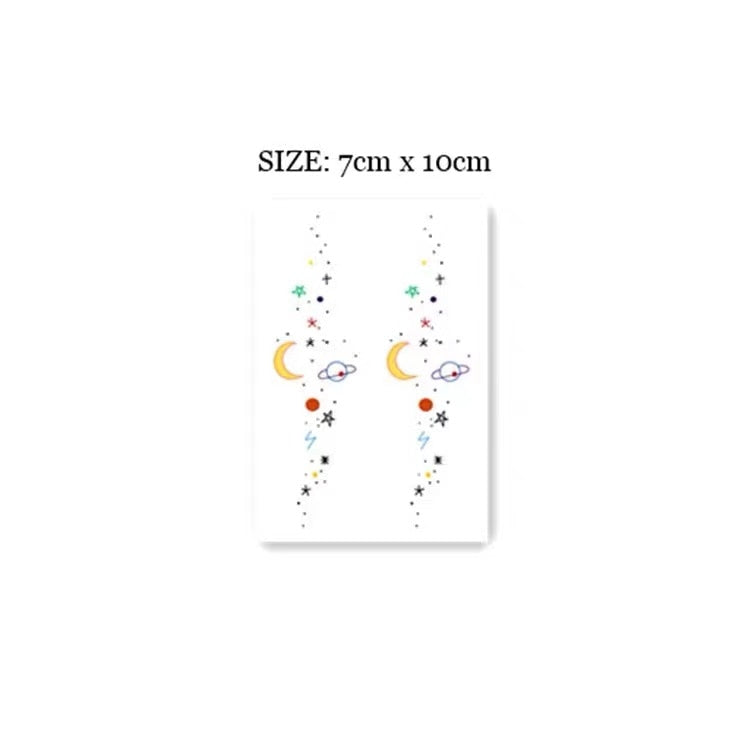 Waterproof Temporary Tattoo Sticker Colorful Cute Bubble Tattoo Flash Tattoo Arm Female