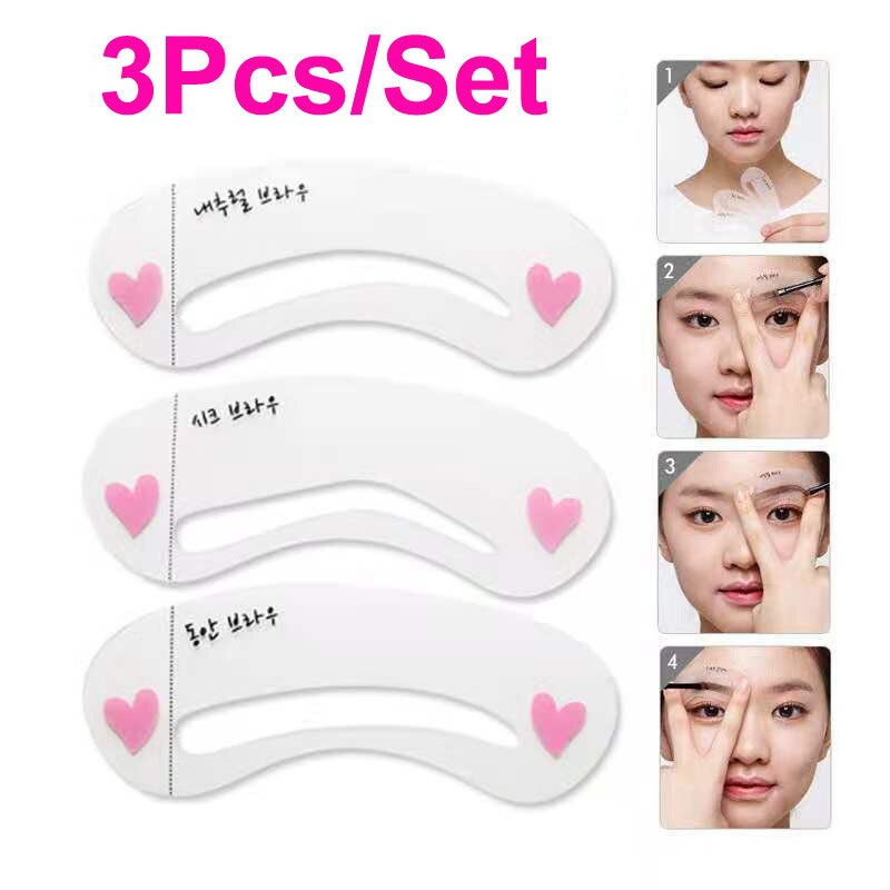 Thrush Artifact Word Eyebrow Card Hand-held Thrush Card Thrush Aid Eyebrow Card Eyebrow Stickers 8 Eyebrow Shapes Eyebrow Makeup