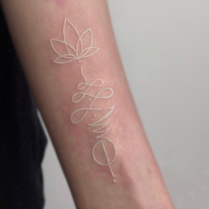 Waterproof Temporary Tattoo Stickers New Craft White Daisy Flower Leaves Tattoo Flash Tattoo Arm Female Male