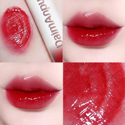 Cute Lipgloss Mirror Lip Glaze Bulk Moisturizer Lip Plumper Cosmetics Reduce Lip Line Nutritious Liquid Lipstick Lips Tint