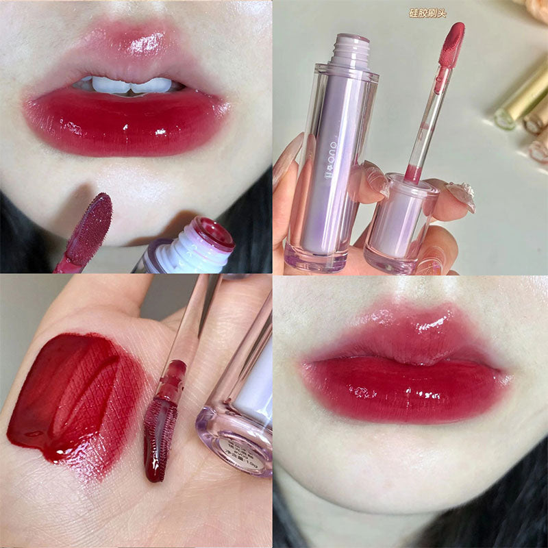 3/1 Pcs Crystal Jelly Lip Gloss Shiny Clear Mirror Moisturizing Glitter Liquid Lipstick Lips Oil Tint Care Makeup Wholesale