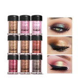 FOCALLURE 18 Colors Glitter Eye Shadow Cosmetic Makeup Diamond Lips Loose Powder Eyeshadow Makeup Eyes Pigment Powder Comestic