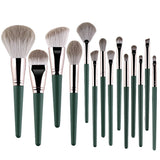 JTFIL14Pcs Makeup Brushes Soft Fluffy?Makeup Tools?Cosmetic Powder Eye Shadow Foundation Blush Blending Beauty Make Up Brush
