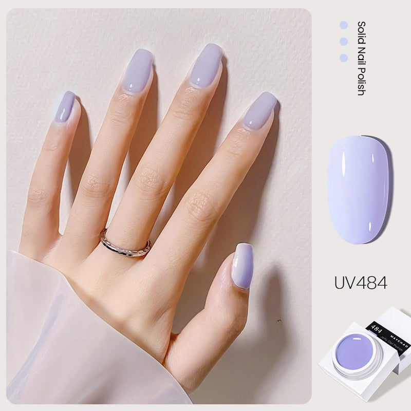 Oklulu 10g Gel Nail Painting Creamy Gel Full Coverage Pure Color Paint Gel Soak Off UV Solid Nail Gel Polish DIY For Nail Art