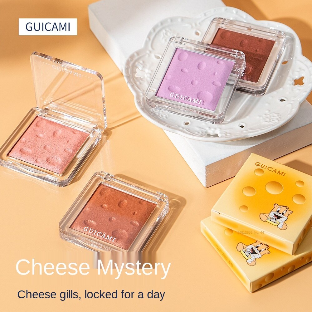 GUICAMI Cheese Blush Matte Natural Nude Makeup Complexion Improvement Beginner Rouge