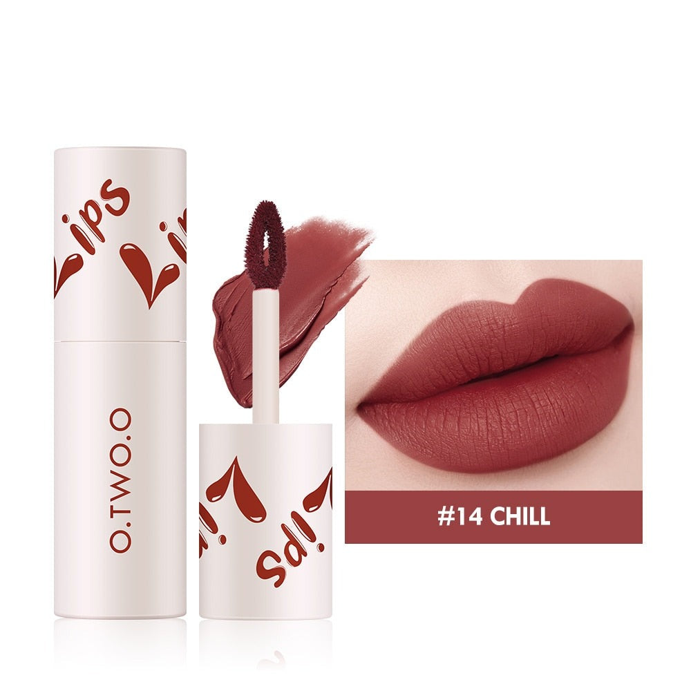 Velvet Matte Lipstick Lightweight Liquid Lipstick Cosmetics Non Sticky Lip Glaze Waterproof Long Lasting Lip Tint Makeup